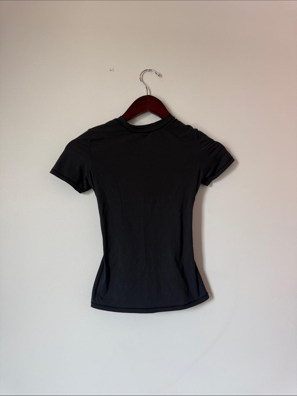 SKIMS Black Cotton Jersey T-shirt